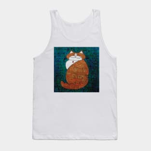 Kevin the Ginger Cat Painting Tank Top